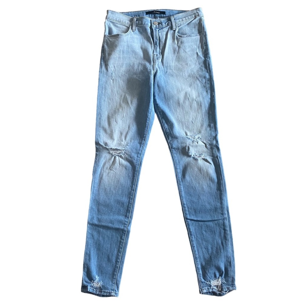 J Brand Maria Superstar Destr Distressed Skinny Jeans Womens 28
